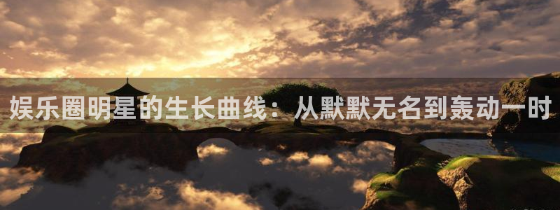 星亿娱乐官网进入：娱乐圈明星的生长曲线：从默默无名到轰动一时